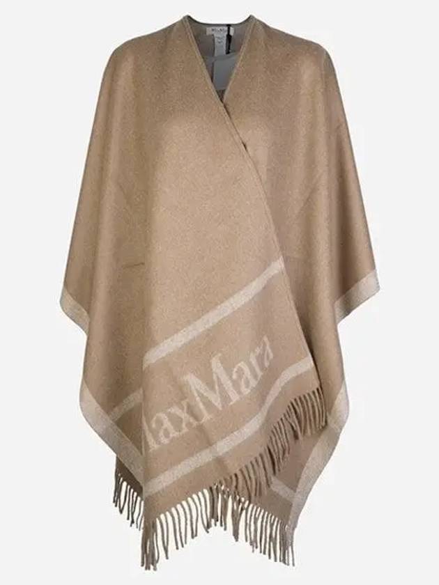 2424736051600 002 Hilde Wool Poncho Cape Camel 1029602 - MAX MARA - BALAAN 1