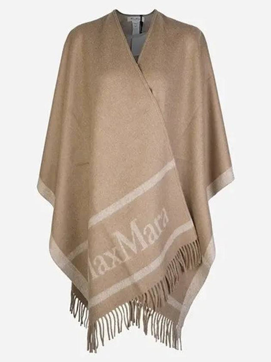 2424736051600 002 Hilde Wool Poncho Cape Camel 1029602 - MAX MARA - BALAAN 1