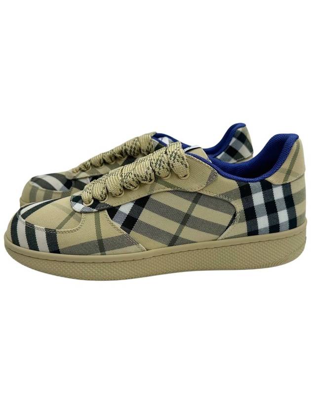 Check Low Top Sneakers Beige - BURBERRY - BALAAN 3