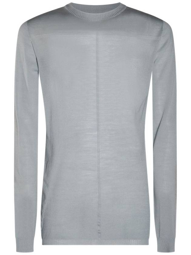 Rick Owens Pale Blue Wool Knitwear - RICK OWENS - BALAAN 1