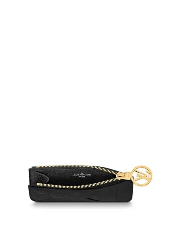 Romy Monogram Leather Card Wallet Black - LOUIS VUITTON - BALAAN 5