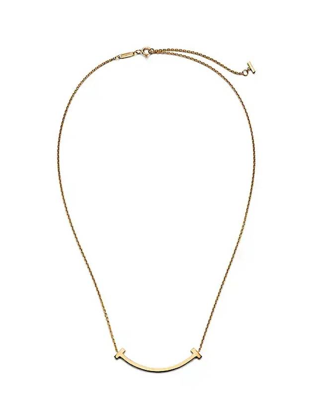 Tiffany T Smile medium pendant yellow gold 74957145 74957153 - TIFFANY & CO. - BALAAN 2