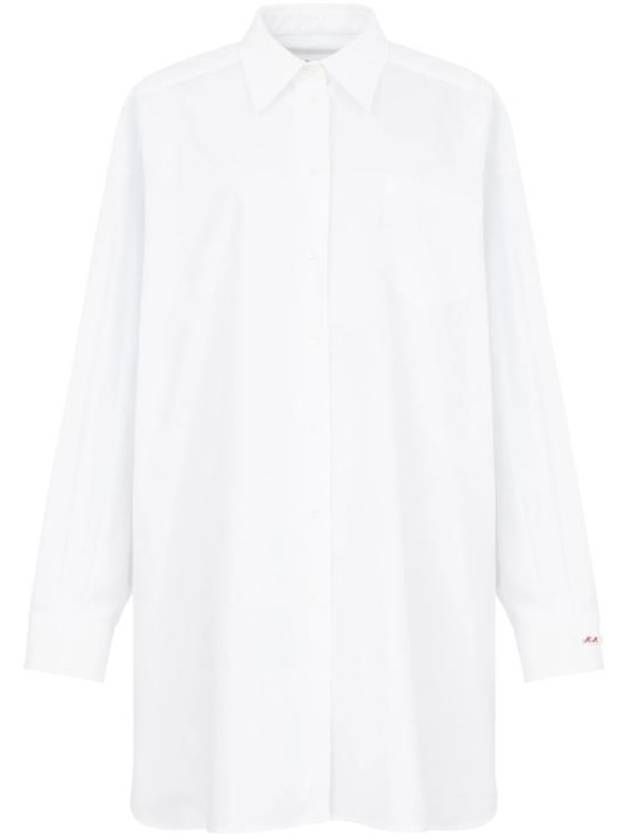 Oversized Long Sleeve Shirt Optical White - MAISON MARGIELA - BALAAN 2