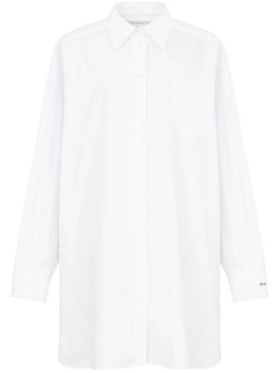 Oversized Long Sleeve Shirt Optical White - MAISON MARGIELA - BALAAN 2