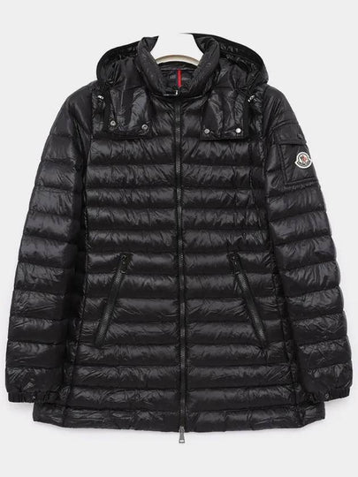 Mente patch logo hood lightweight padded women s jacket 1C10000 C0070 999 MENTHE - MONCLER - BALAAN 2