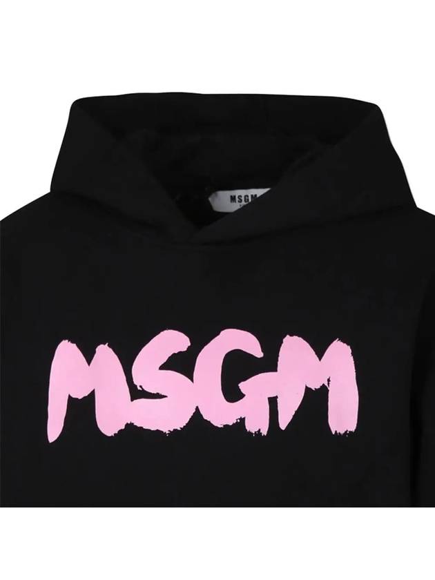 Kids Women Hoodie Black Pink F4MSJUHS057 11008 - MSGM - BALAAN 4