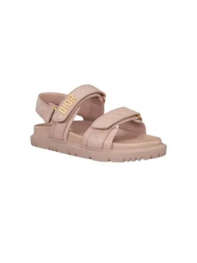 Dioract Quilting Canazoo Calfskin Strap Sandal Pink - DIOR - BALAAN 2