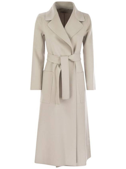 Peak Reverse Virgin Wool Double Coat White - S MAX MARA - BALAAN 2