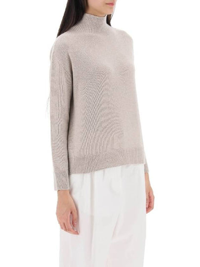 Women's Tahiti Cashmere Yarn Turtleneck Ecru - S MAX MARA - BALAAN 2