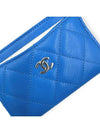 Classic card slot caviar blue silver AP0213 - CHANEL - BALAAN 3