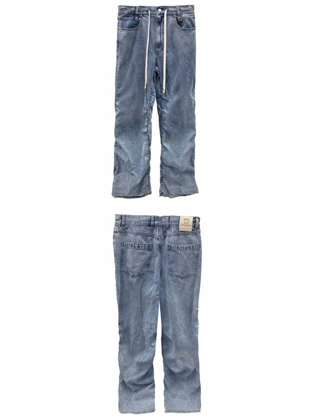 W241PT27989L Shirring Wide Denim Pants Blue Men s TJ - WOOYOUNGMI - BALAAN 4