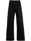 Low Rise Loose Fit Jeans Black - ACNE STUDIOS - BALAAN 1