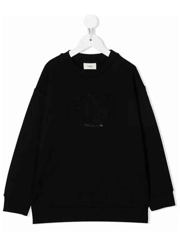 Kids Embroidery Logo Sweater Sweatshirt JUH033 5V0 F0GME - FENDI - BALAAN 1