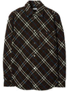 Check Wool Long Sleeve Shirt Snug - BURBERRY - BALAAN 1