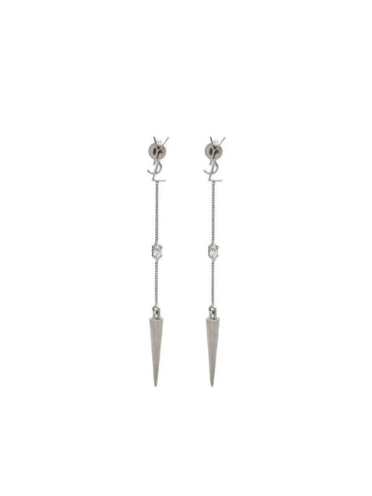 Opium YSL Rhinestone Spike Earrings 710726Y1526 - SAINT LAURENT - BALAAN 1