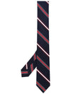 Men's Diagonal Stripe Classic Tie Blue - THOM BROWNE - BALAAN 1