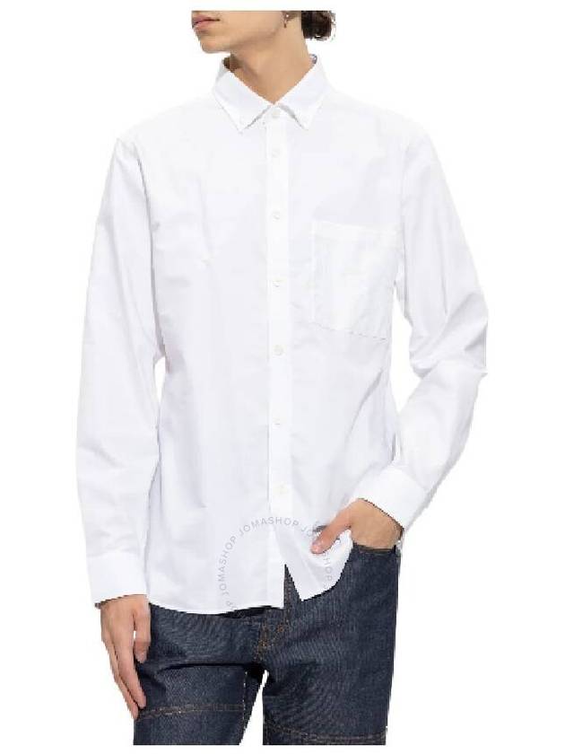 Long Sleeve Shirt 8055779 A1462 OPTIC WHITE - BURBERRY - BALAAN 4