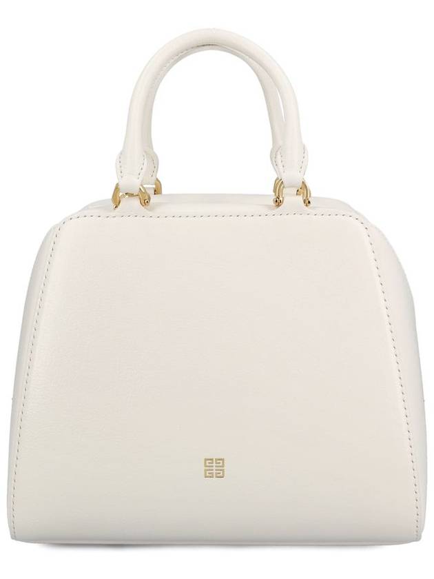 Antigona Cube Leather Mini Bag White - GIVENCHY - BALAAN 3