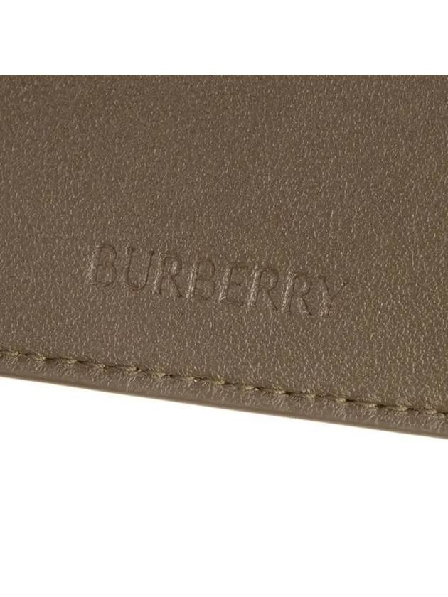 Check Pattern Two-Fold Card Wallet Beige - BURBERRY - BALAAN 6