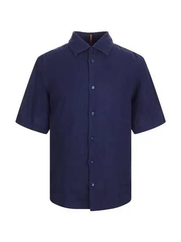 Garment dye regular fit short sleeve shirt50489345 418 - BOSS - BALAAN 1