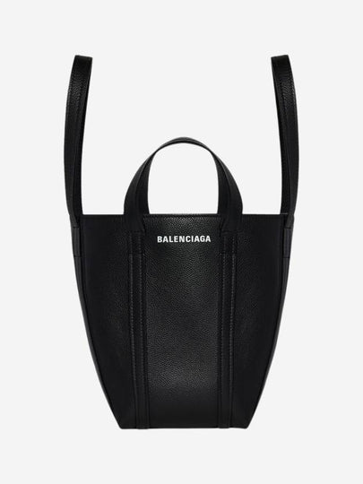 Calfskin Everyday Tote Bag Black - BALENCIAGA - BALAAN 2