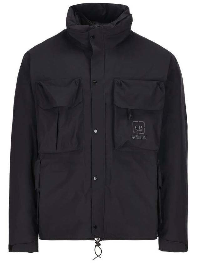 Metropolis Series Gore-Tex 3L Infinium Hooded Jacket Black - CP COMPANY - BALAAN 2