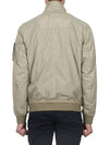 Compass Badge Pleated Windbreaker Sand - STONE ISLAND - BALAAN 6