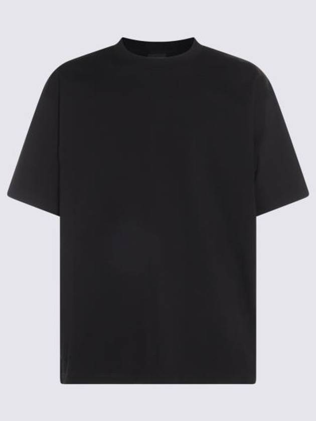 Logo Print Short Sleeve T-Shirt Black - BALENCIAGA - BALAAN 3