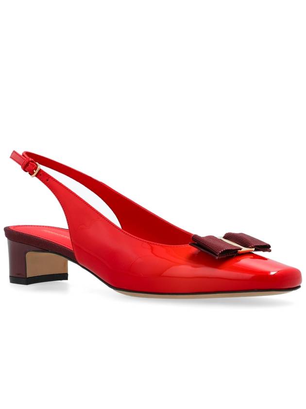 FERRAGAMO Rivada High Heels, Women's, Red - SALVATORE FERRAGAMO - BALAAN 4