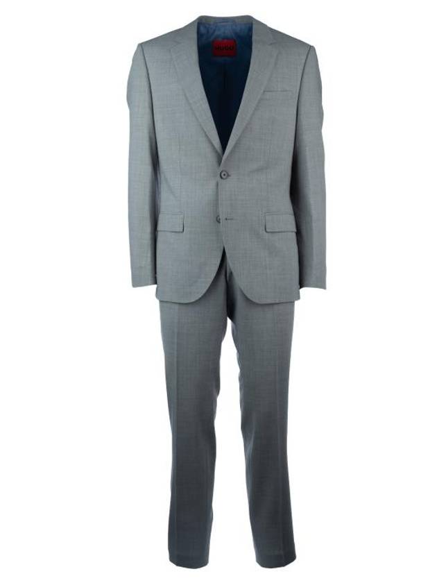 Men's Performance Stretch Fabric Slim Fit Suit Dark Grey - HUGO BOSS - BALAAN 1