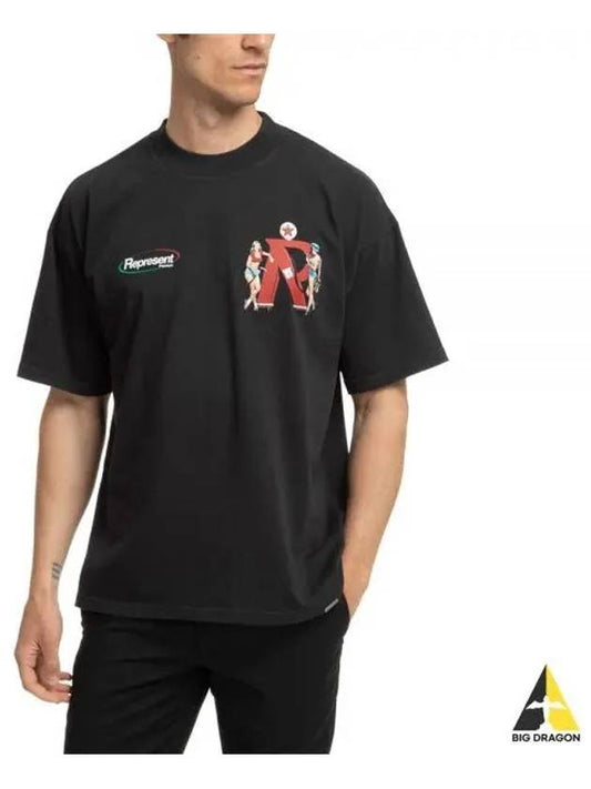 Representant Men s Short Sleeve T Shirt M05239 OFF BLACK - REPRESENT - BALAAN 1