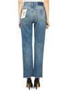 Crop Flared Jeans Blue - GOLDEN GOOSE - BALAAN 7