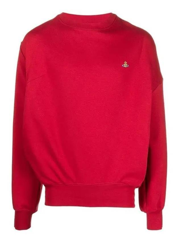 ORB Embroidery Logo Sweatshirt Red - VIVIENNE WESTWOOD - BALAAN 1