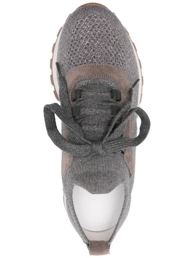 Brunello Cucinelli Sneakers Grey - BRUNELLO CUCINELLI - BALAAN 4