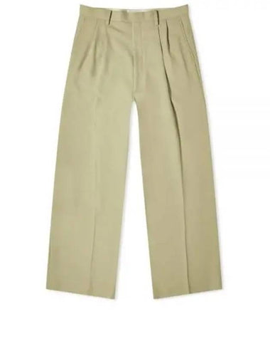 24 HARD TWIST WOOL DOBBY SLACKS LIGHT BEIGE A24SP02KW - AURALEE - BALAAN 1