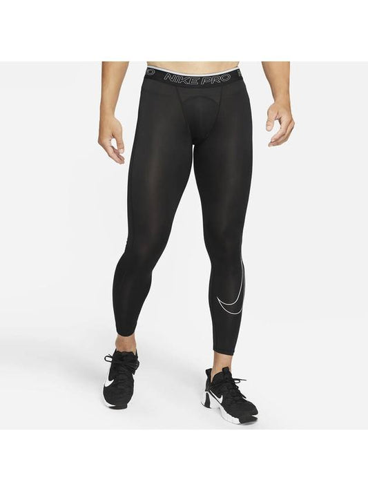 Men's Pro Dri Fit Tights Leggings Black - NIKE - BALAAN 1