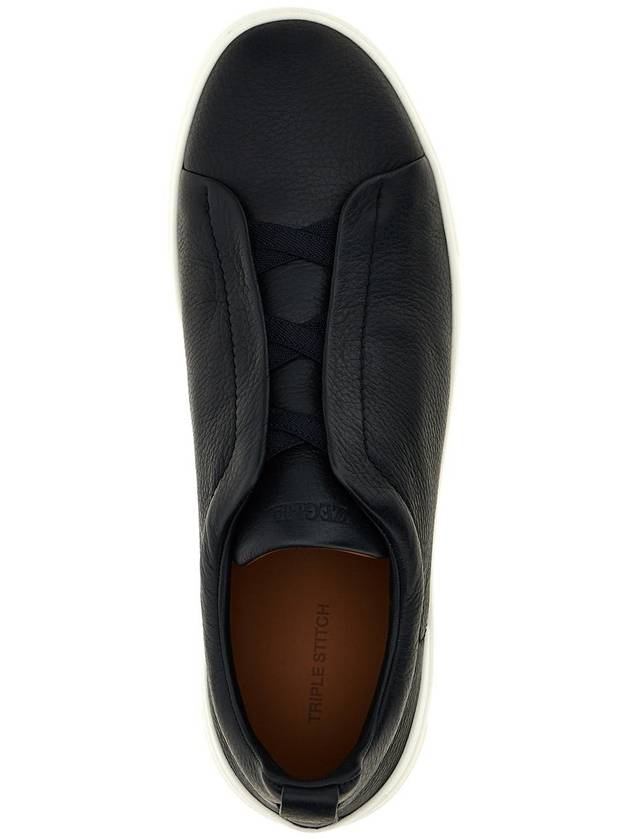 Zegna 'Triple Stitch' Sneakers - ERMENEGILDO ZEGNA - BALAAN 4