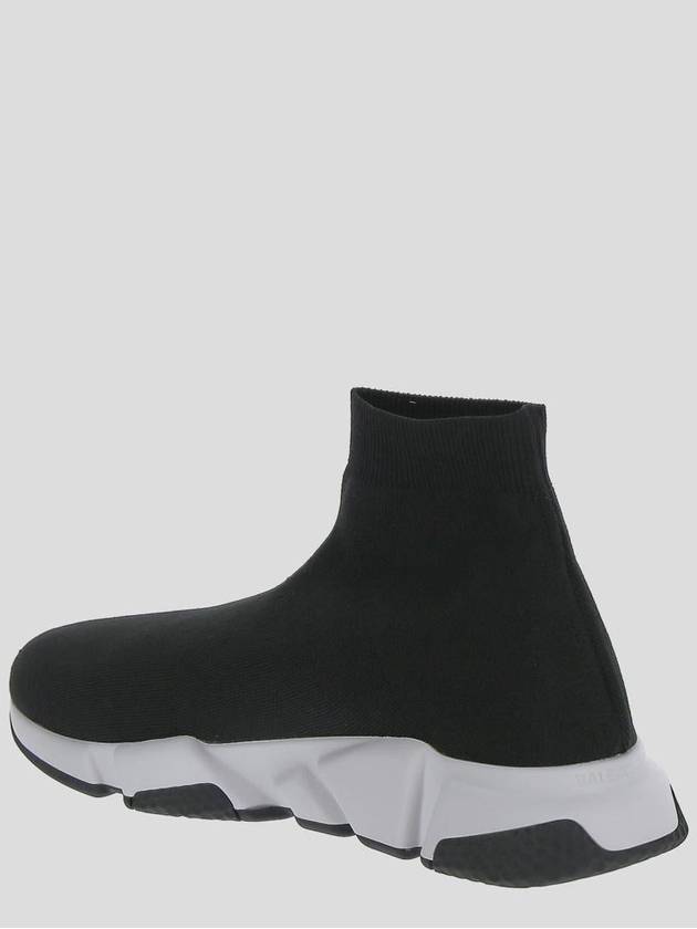 Speed Trainer  High Top Sneakers Black White - BALENCIAGA - BALAAN 4