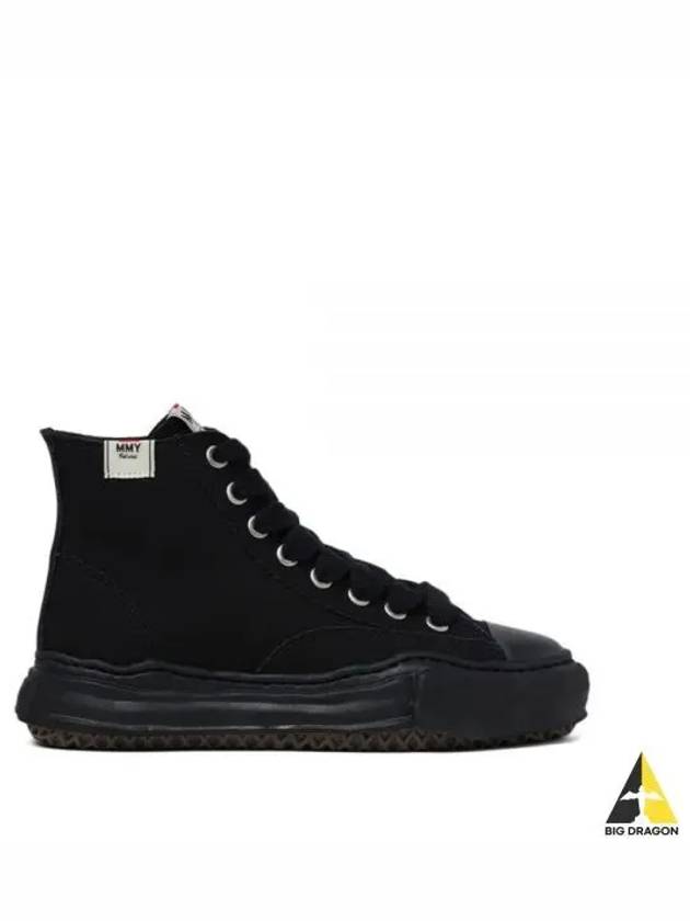 Peterson OG Sole Canvas High Top Sneakers Black - MIHARA YASUHIRO - BALAAN 2