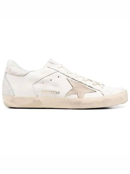 Superstar Suede Tab Low Top Sneakers White - GOLDEN GOOSE - BALAAN 2