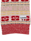 Women's Graphic Logo Wool Muffler - GANNI - BALAAN 9