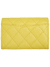 Classic Card Holder Grained Shiny Calfskin Gold Metal Yellow AP0214 B10583 NW779 - CHANEL - BALAAN 4