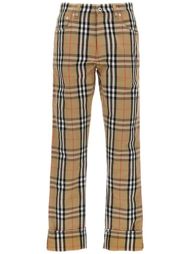 Burberry Check Pants - BURBERRY - BALAAN 1