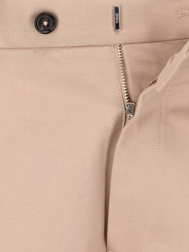 ZEGNA Trousers Beige - ERMENEGILDO ZEGNA - BALAAN 5