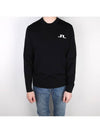 Gus Logo Regular Fit Knit Top Black - J.LINDEBERG - BALAAN 2