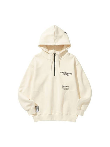 WDS x HARF ZIP HOODIE WHITE - LIBERE - BALAAN 1