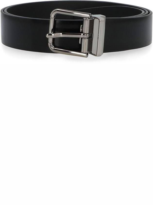 leather belt black - DOLCE&GABBANA - BALAAN 3