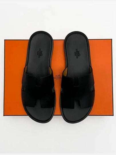 Izmir Sandal Calfskin & Noir - HERMES - BALAAN 2