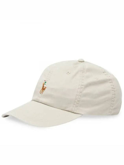 Pony Logo Classic Sport Ball Cap Beige - POLO RALPH LAUREN - BALAAN 2