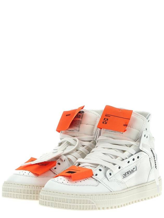 24 ss Leather Canvas Sneakers WITH Iconic Zipper Tie OWIA112C99LEA0040120 B0650994089 - OFF WHITE - BALAAN 3